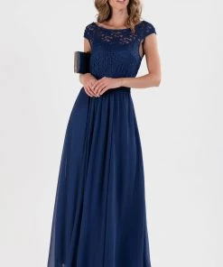 Jolie Moi Blue Basia Bridesmaid Lace Bodice Maxi Dress -Jolie Moi Sales unnamed file 752 scaled