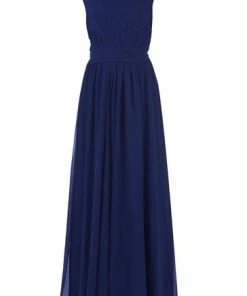 Jolie Moi Blue Basia Bridesmaid Lace Bodice Maxi Dress -Jolie Moi Sales unnamed file 756
