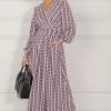 Jolie Moi Pink Nancy Long Sleeve Maxi Dress -Jolie Moi Sales unnamed file 797