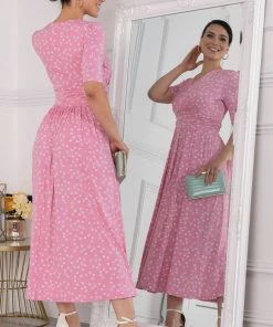 Jolie Moi Pink Lyanna Jersey Maxi Dress -Jolie Moi Sales unnamed file 813 scaled