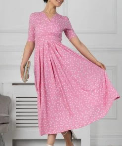 Jolie Moi Pink Lyanna Jersey Maxi Dress -Jolie Moi Sales unnamed file 814 scaled