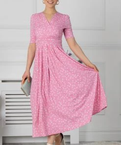 Jolie Moi Pink Lyanna Jersey Maxi Dress -Jolie Moi Sales unnamed file 815 scaled