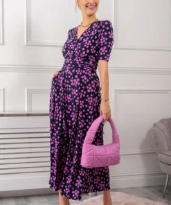 Jolie Moi Blue Print Jersey Maxi Dress -Jolie Moi Sales unnamed file 887