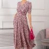 Jolie Moi Pink Wrap Front Jersey Maxi Dress -Jolie Moi Sales unnamed file 894