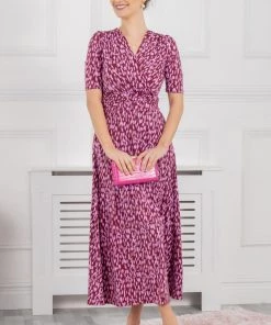 Jolie Moi Red Molly Jersey Maxi Dress -Jolie Moi Sales unnamed file 926 scaled