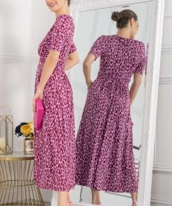 Jolie Moi Red Molly Jersey Maxi Dress -Jolie Moi Sales unnamed file 929 scaled