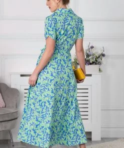 Jolie Moi Green Viera Maxi Shirt Dress -Jolie Moi Sales unnamed file 933 scaled