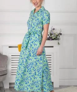 Jolie Moi Green Viera Maxi Shirt Dress -Jolie Moi Sales unnamed file 934 scaled