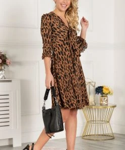 Jolie Moi Natural Leopard Ruffle Cuff Jersey Dress 10 Jolie Moi Natural Leopard Ruffle Cuff Jersey Dress -Jolie Moi Sales unnamed file 946 scaled